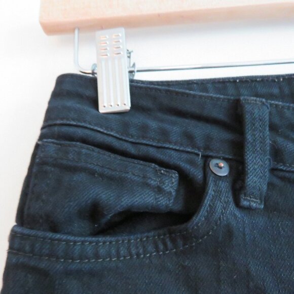 DUTIL High Rise Skinny Jeans in Black Overdye - Size 26 - Picture 7 of 14